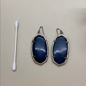 Navy Kendra Scott Danielle earrings